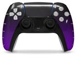 WraptorSkinz Skin Wrap compatible with the Sony PS5 DualSense Controller Smooth Fades Purple Black (CONTROLLER NOT INCLUDED)