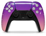 WraptorSkinz Skin Wrap compatible with the Sony PS5 DualSense Controller Smooth Fades Pink Purple (CONTROLLER NOT INCLUDED)