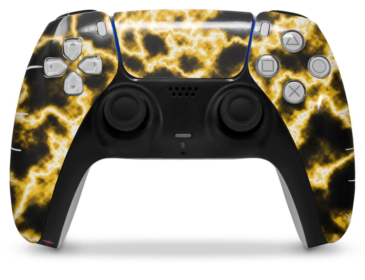 Sony PS5 Controller Skins Electrify Yellow