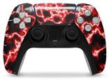 WraptorSkinz Skin Wrap compatible with the Sony PS5 DualSense Controller Electrify Red (CONTROLLER NOT INCLUDED)