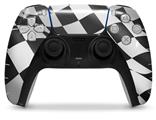WraptorSkinz Skin Wrap compatible with the Sony PS5 DualSense Controller Checkered Racing Flag (CONTROLLER NOT INCLUDED)
