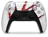 WraptorSkinz Skin Wrap compatible with the Sony PS5 DualSense Controller WraptorSkinz WZ on White (CONTROLLER NOT INCLUDED)