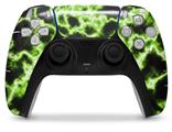 WraptorSkinz Skin Wrap compatible with the Sony PS5 DualSense Controller Electrify Green (CONTROLLER NOT INCLUDED)