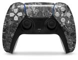WraptorSkinz Skin Wrap compatible with the Sony PS5 DualSense Controller Marble Granite 06 Black Gray (CONTROLLER NOT INCLUDED)