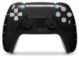 WraptorSkinz Skin Wrap compatible with the Sony PS5 DualSense Controller Solids Collection Color Black (CONTROLLER NOT INCLUDED)