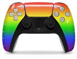 WraptorSkinz Skin Wrap compatible with the Sony PS5 DualSense Controller Smooth Fades Rainbow (CONTROLLER NOT INCLUDED)