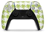 WraptorSkinz Skin Wrap compatible with the Sony PS5 DualSense Controller Houndstooth Sage Green (CONTROLLER NOT INCLUDED)