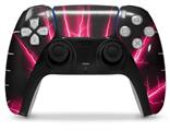 WraptorSkinz Skin Wrap compatible with the Sony PS5 DualSense Controller Lightning Pink (CONTROLLER NOT INCLUDED)