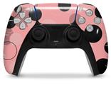 WraptorSkinz Skin Wrap compatible with the Sony PS5 DualSense Controller Lots of Dots Pink on Pink (CONTROLLER NOT INCLUDED)