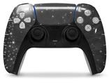 WraptorSkinz Skin Wrap compatible with the Sony PS5 DualSense Controller Stardust Black (CONTROLLER NOT INCLUDED)