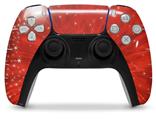 WraptorSkinz Skin Wrap compatible with the Sony PS5 DualSense Controller Stardust Red (CONTROLLER NOT INCLUDED)