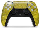 WraptorSkinz Skin Wrap compatible with the Sony PS5 DualSense Controller Stardust Yellow (CONTROLLER NOT INCLUDED)
