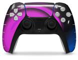 WraptorSkinz Skin Wrap compatible with the Sony PS5 DualSense Controller Alecias Swirl 01 Purple (CONTROLLER NOT INCLUDED)