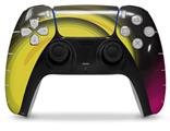 WraptorSkinz Skin Wrap compatible with the Sony PS5 DualSense Controller Alecias Swirl 01 Yellow (CONTROLLER NOT INCLUDED)
