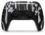WraptorSkinz Skin Wrap compatible with the Sony PS5 DualSense Controller Metal Flames Chrome (CONTROLLER NOT INCLUDED)