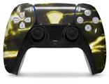 WraptorSkinz Skin Wrap compatible with the Sony PS5 DualSense Controller Radioactive Yellow (CONTROLLER NOT INCLUDED)