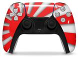 WraptorSkinz Skin Wrap compatible with the Sony PS5 DualSense Controller Rising Sun Japanese Flag Red (CONTROLLER NOT INCLUDED)