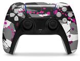 WraptorSkinz Skin Wrap compatible with the Sony PS5 DualSense Controller Abstract 02 Pink (CONTROLLER NOT INCLUDED)