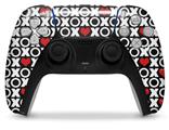 WraptorSkinz Skin Wrap compatible with the Sony PS5 DualSense Controller XO Hearts (CONTROLLER NOT INCLUDED)