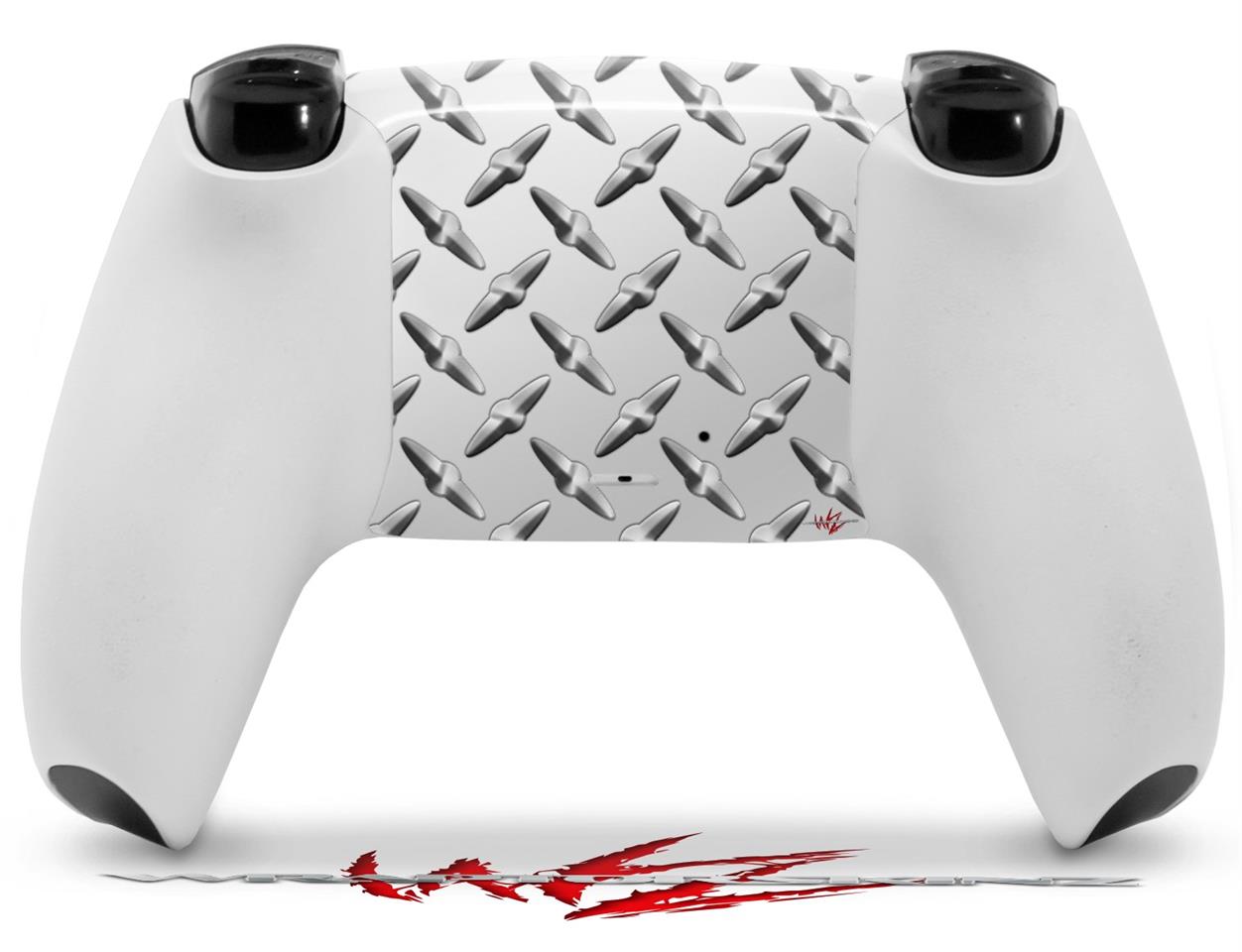 Sony PS5 Controller Skins Diamond Plate Metal