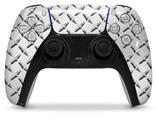WraptorSkinz Skin Wrap compatible with the Sony PS5 DualSense Controller Diamond Plate Metal (CONTROLLER NOT INCLUDED)