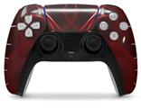 WraptorSkinz Skin Wrap compatible with the Sony PS5 DualSense Controller Abstract 01 Red (CONTROLLER NOT INCLUDED)