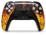 WraptorSkinz Skin Wrap compatible with the Sony PS5 DualSense Controller Open Fire (CONTROLLER NOT INCLUDED)