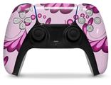 WraptorSkinz Skin Wrap compatible with the Sony PS5 DualSense Controller Petals Pink (CONTROLLER NOT INCLUDED)
