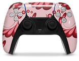 WraptorSkinz Skin Wrap compatible with the Sony PS5 DualSense Controller Petals Red (CONTROLLER NOT INCLUDED)