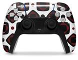 WraptorSkinz Skin Wrap compatible with the Sony PS5 DualSense Controller Red And Black Squared (CONTROLLER NOT INCLUDED)