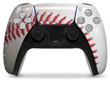 WraptorSkinz Skin Wrap compatible with the Sony PS5 DualSense Controller Baseball (CONTROLLER NOT INCLUDED)