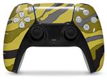 WraptorSkinz Skin Wrap compatible with the Sony PS5 DualSense Controller Camouflage Yellow (CONTROLLER NOT INCLUDED)