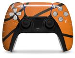 WraptorSkinz Skin Wrap compatible with the Sony PS5 DualSense Controller Basketball (CONTROLLER NOT INCLUDED)