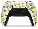 WraptorSkinz Skin Wrap compatible with the Sony PS5 DualSense Controller Smileys (CONTROLLER NOT INCLUDED)