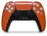 WraptorSkinz Skin Wrap compatible with the Sony PS5 DualSense Controller Solids Collection Burnt Orange (CONTROLLER NOT INCLUDED)