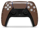WraptorSkinz Skin Wrap compatible with the Sony PS5 DualSense Controller Solids Collection Chocolate Brown (CONTROLLER NOT INCLUDED)