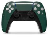 WraptorSkinz Skin Wrap compatible with the Sony PS5 DualSense Controller Solids Collection Hunter Green (CONTROLLER NOT INCLUDED)