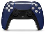 WraptorSkinz Skin Wrap compatible with the Sony PS5 DualSense Controller Solids Collection Navy Blue (CONTROLLER NOT INCLUDED)