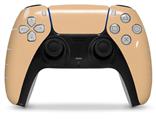 WraptorSkinz Skin Wrap compatible with the Sony PS5 DualSense Controller Solids Collection Peach (CONTROLLER NOT INCLUDED)
