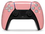 WraptorSkinz Skin Wrap compatible with the Sony PS5 DualSense Controller Solids Collection Pink (CONTROLLER NOT INCLUDED)