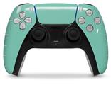 WraptorSkinz Skin Wrap compatible with the Sony PS5 DualSense Controller Solids Collection Seafoam Green (CONTROLLER NOT INCLUDED)
