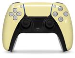 WraptorSkinz Skin Wrap compatible with the Sony PS5 DualSense Controller Solids Collection Yellow Sunshine (CONTROLLER NOT INCLUDED)
