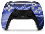 WraptorSkinz Skin Wrap compatible with the Sony PS5 DualSense Controller Mystic Vortex Blue (CONTROLLER NOT INCLUDED)