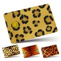 Vinyl Skin Decal Sticker Wrap 4 Pack Leopard Skin fits Credit - Debit Card with Small Chip