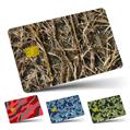 Vinyl Skin Decal Sticker Wrap 4 Pack WraptorCamo Grassy Marsh Camo fits Credit - Debit Card with Small Chip