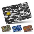 Vinyl Skin Decal Sticker Wrap 4 Pack WraptorCamo Digital Camo Gray fits Credit - Debit Card with Small Chip