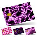 Vinyl Skin Decal Sticker Wrap 4 Pack Electrify Hot Pink fits Credit - Debit Card with Small Chip