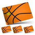 Vinyl Skin Decal Sticker Wrap 4 Pack Basketball fits Credit - Debit Card with Small Chip