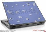 Large Laptop Skin Snowflakes