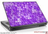 Large Laptop Skin Triangle Mosaic Purple